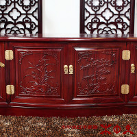 木中央CG11302餐邊柜與DS1213電視柜 現代家居中的木制藝術